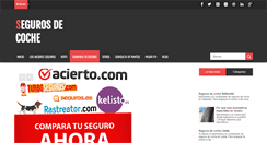Desktop Screenshot of deseguroscoche.com